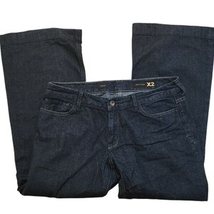 X2 Quality Denim Wide Leg Darkwash Jeans